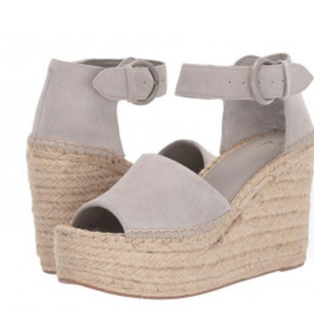 Marc Fisher espadrille wedge (gray)